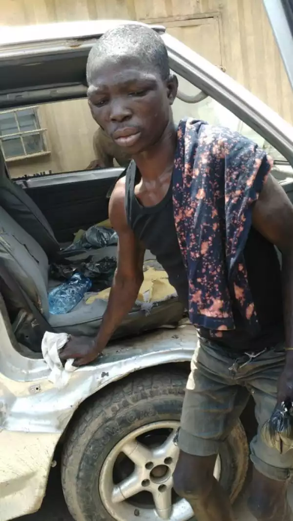 Man Who Tried To Steal A Vehicle In  Computer Village Caught (Photos)